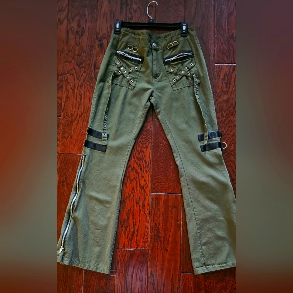 Unbranded Cargo Punk Pants Womans